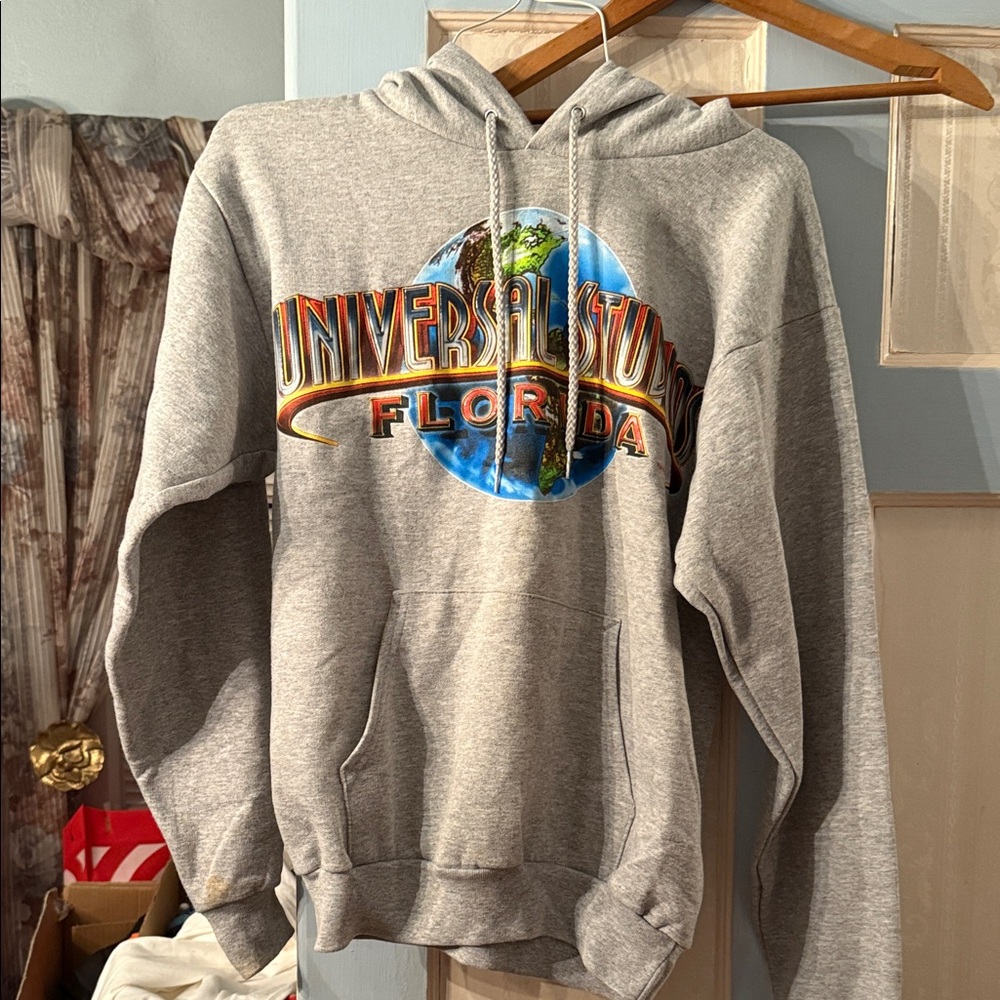 Universal Studios Gray Graphic Hoodie